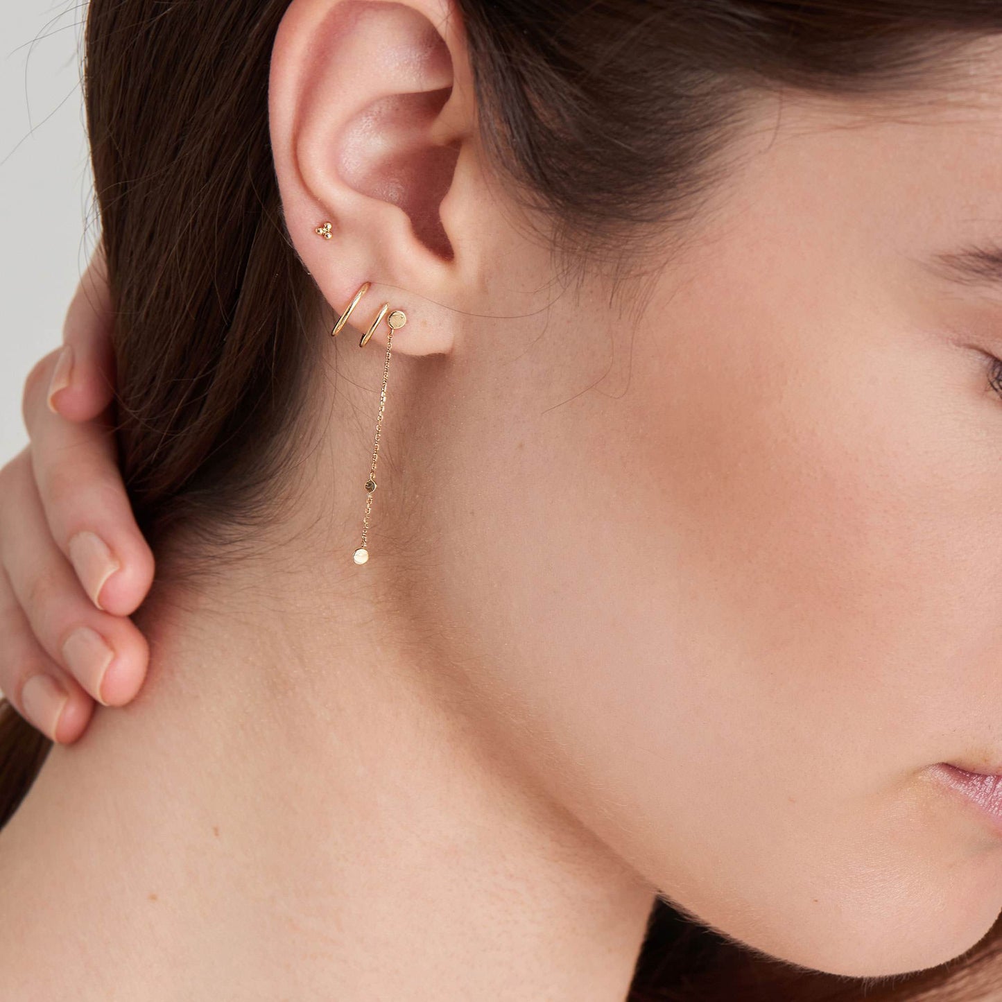 14kt Gold Twist Earrings