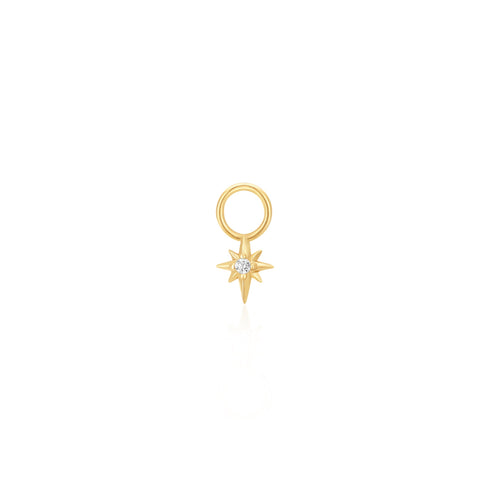 Gold Star Earring Charm
