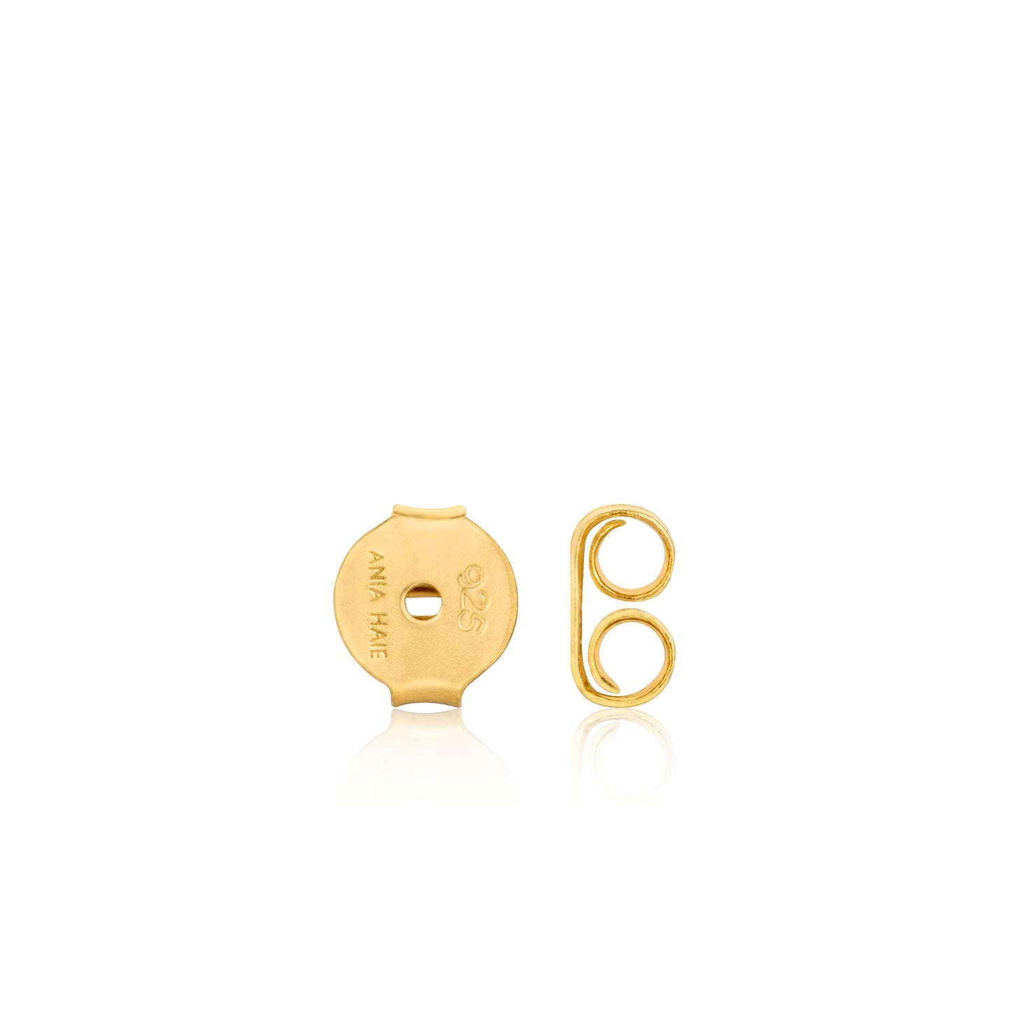 Gold Pearl Mini Hoop Earrings View