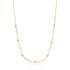 Gold Modern Beaded Necklace