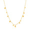 Gold Geometry Mixed Discs Necklace
