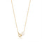 Gold Pearl Link Chain Necklace
