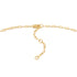 Gold Mini Link Charm Chain Connector Necklace