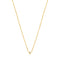 14kt Gold Single Natural Diamond Necklace