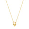 14kt Gold Heart Padlock Necklace