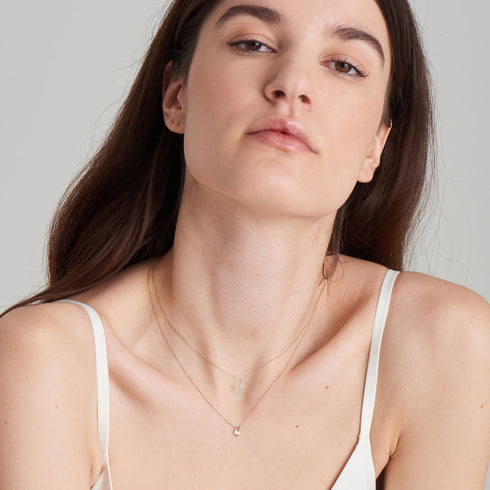 14kt Gold Heart Padlock Necklace