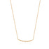 14kt Gold Stargazer Natural Diamond Bar Necklace