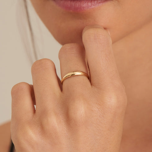 14kt Gold Magma Dome Ring