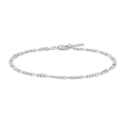 Silver Filia Curb Chain Bracelet
