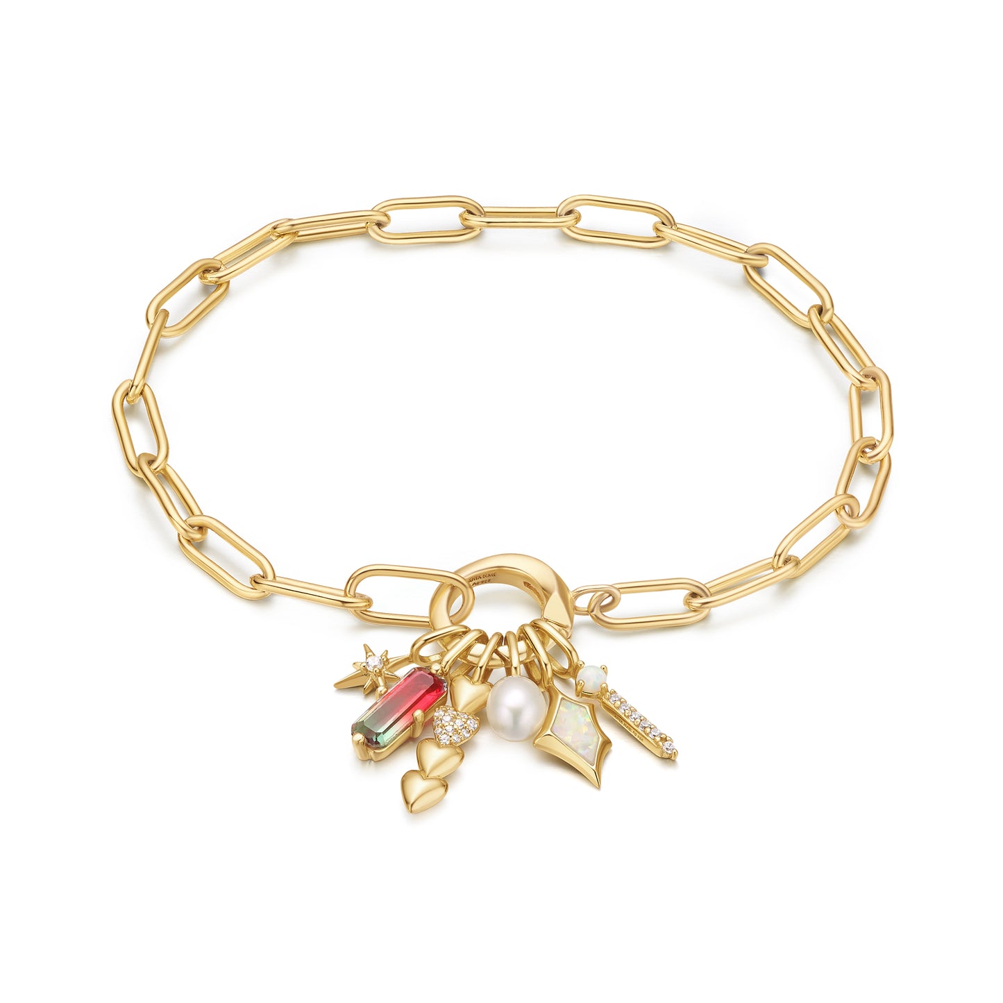 Gold Pearl Charm