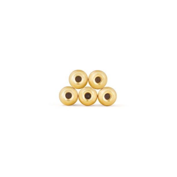 Gold Replacement Ear Barbell Ball X 5