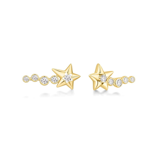 Gold Sparkling Meteor Climbers