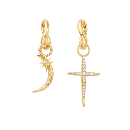 Gold Star Earring Charm