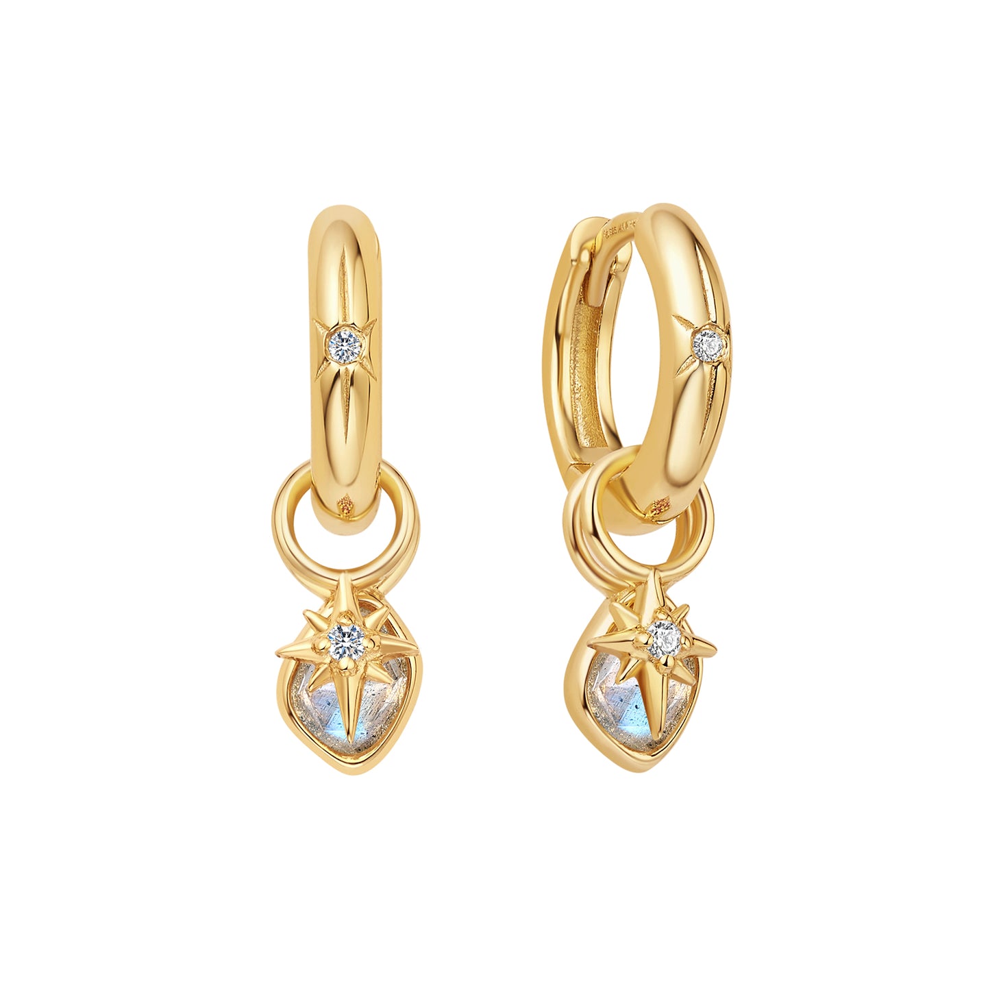 Gold Star Earring Charm