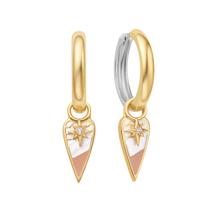 Gold Star Earring Charm