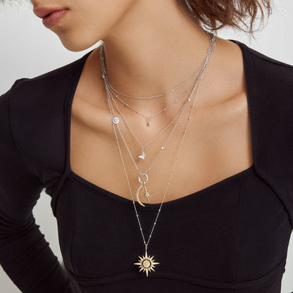 Gold Moon Pavé Charm