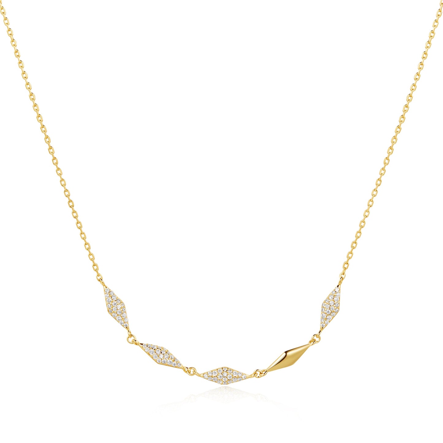 Gold Multi Sparkle Necklace
