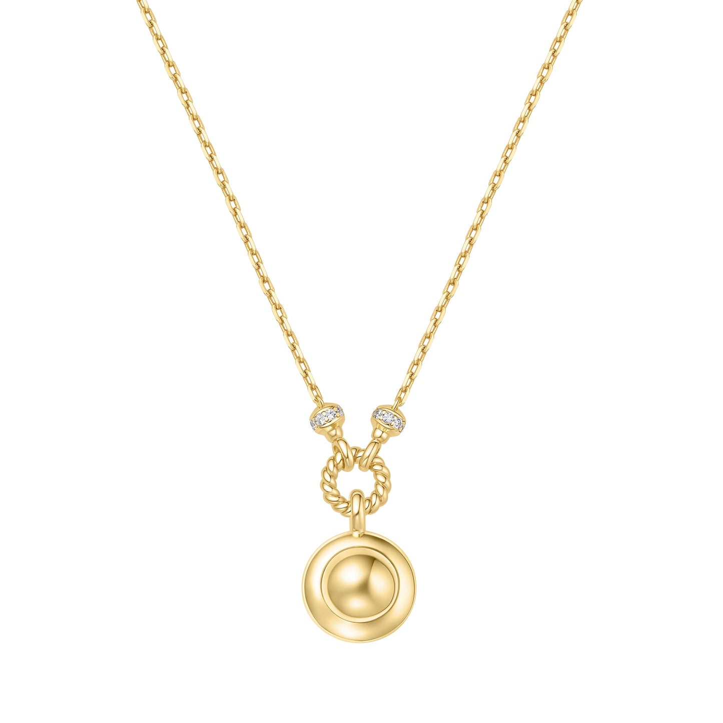 Gold Malachite Reversible Vacation Necklace