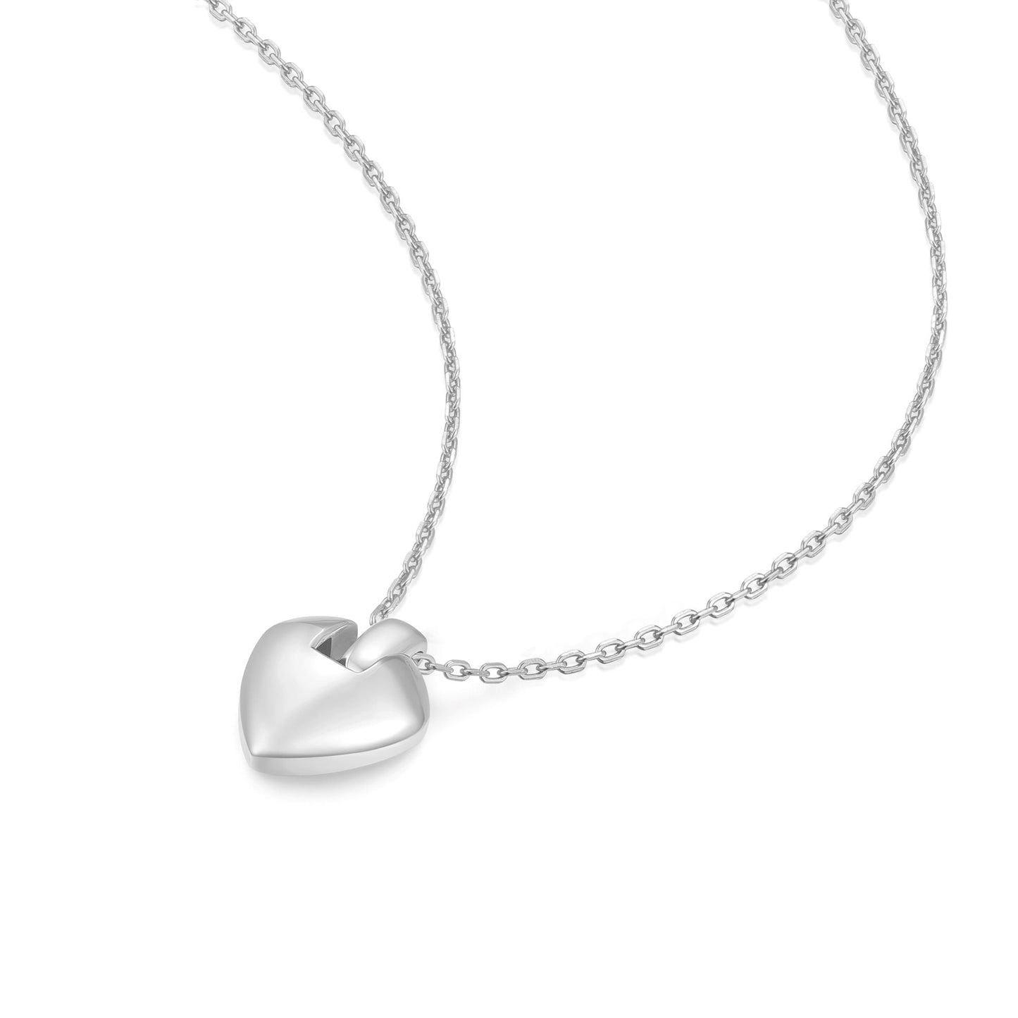 Silver Shield Pendent Necklace