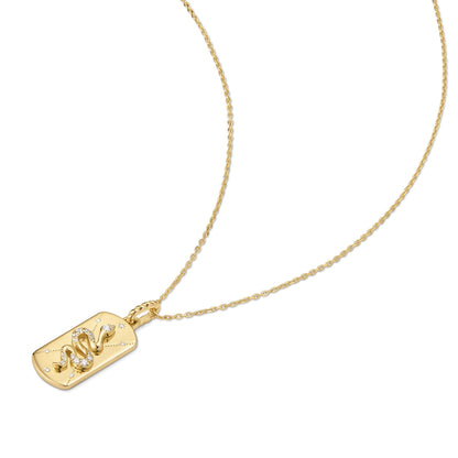 Gold Serpent Necklace