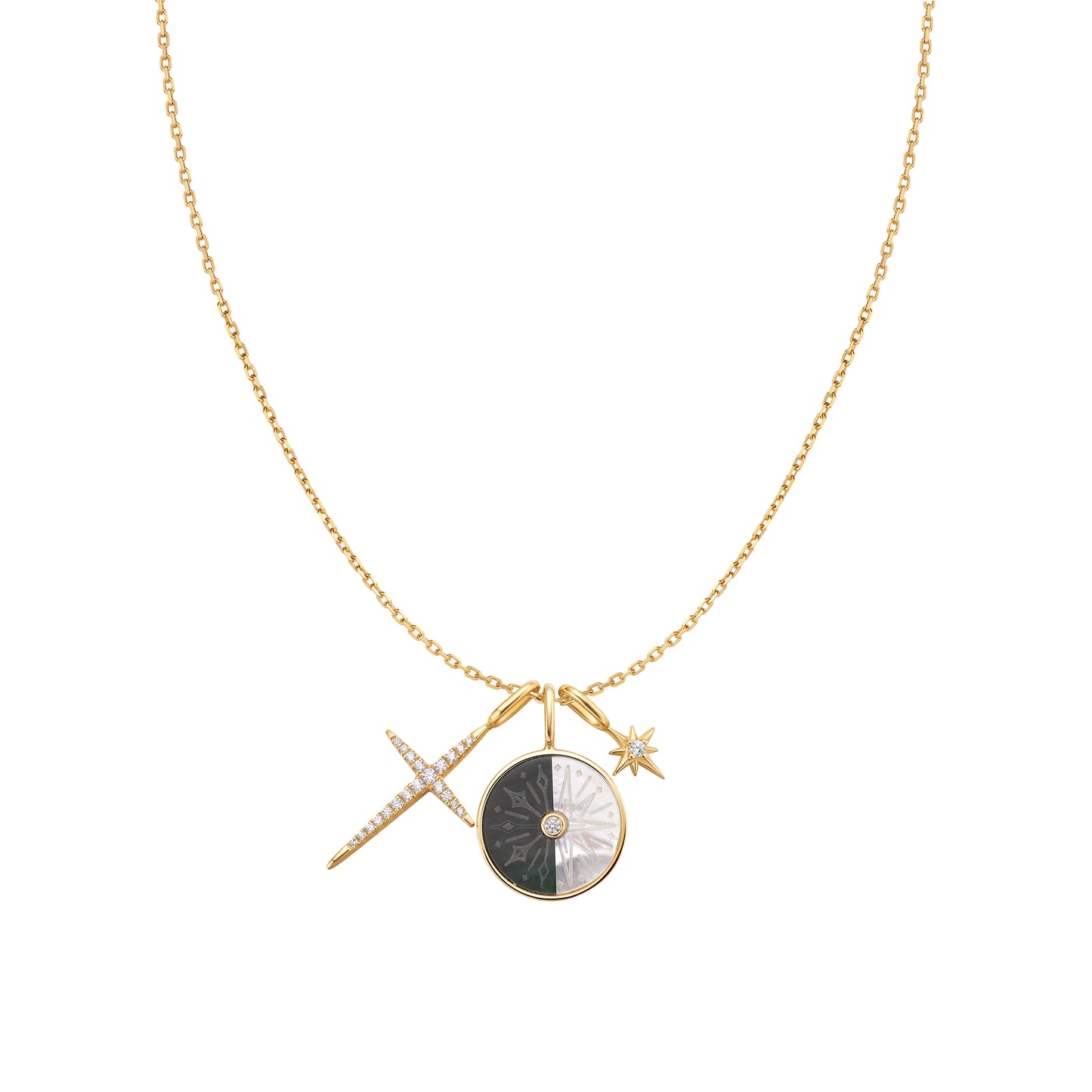 Gold Cross Charm