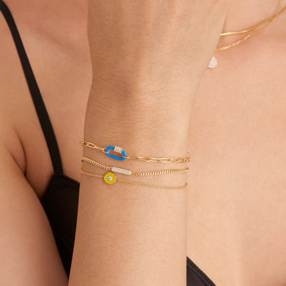 Gold Glam Bar Bracelet