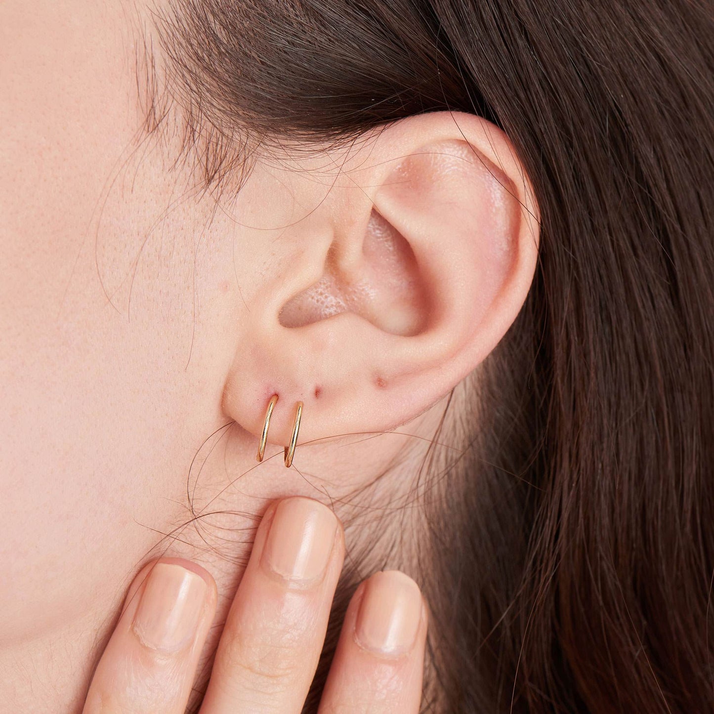 14kt Gold Twist Earrings