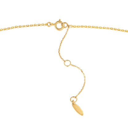 14kt Gold Heart Padlock Necklace